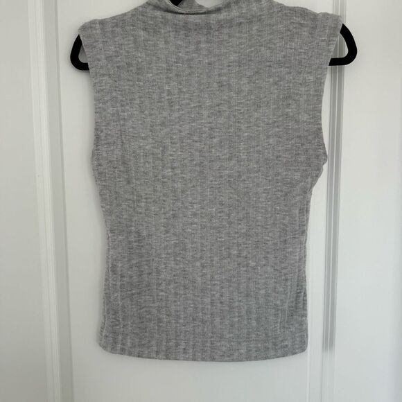 FREE PEOPLE | Sleeveless Ribbed Mockneck Knit Top - Picture 1 of 7
